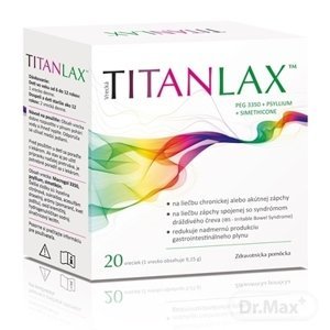 Titanlax prášok na prípravu perorálneho roztoku, vrecká 20x 9,15 g