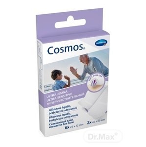 Cosmos náplast Ultra jemná 25 x 72 mm 6 ks + 40 x 60 mm 2 ks