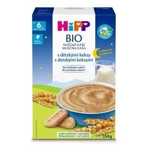 HiPP mliečna na noc Bio s dětskými keksy 250 g