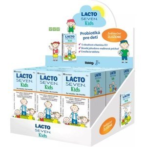 Vitabalans Lactoseven Kids Displej žuvacie tablety 9 x 50 ks