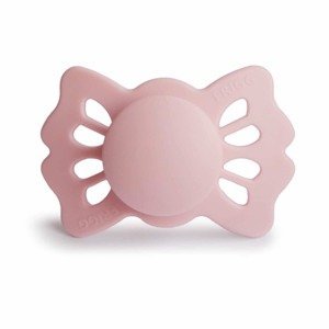 FRIGG Lucky symetrický silikónový cumlik Baby Pink, 0-6m