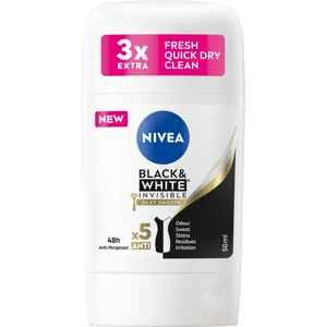 Nivea Black & White Invisible Silky Smooth deostickt 50 ml