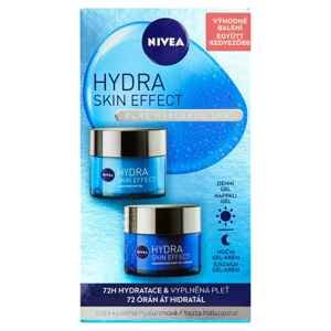 Nivea Hydra Skin Effect osviežujúci gélový krém na deň 50 ml + Hydra Skin Effect hydratačný gél krém na noc 50 ml darčeková sada