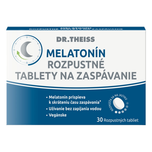 Dr.Theiss MELATONÍN tablety na zaspávanie 30 ks