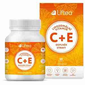 Liftea Lipozomálny vitamín C + E 60 kapsúl