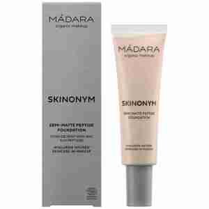 Mádara Polomatný make-up s peptidmi Skinomym Semi-Matte Peptide Foundation Ivory 30 ml