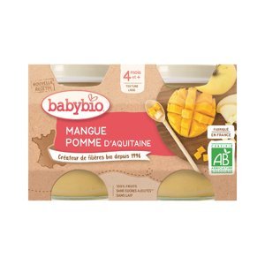 Babybio Jablko a mango 3 x 2 x 130 g