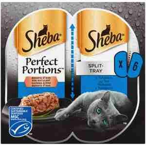 Sheba Perfect Portions s tuniakom pre dospelé mačky 6 x 37,5 g