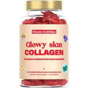 Bloom Robbins Glowy Skin COLLAGEN žuvacie pastilky gumíky, jednorožci 40 ks