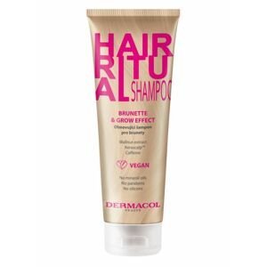 Dermacol Hair Ritual obnovujúci šampón pre hnedé odtiene vlasov 250 ml + kondicionér pre hnedé odtiene vlasov 200 ml