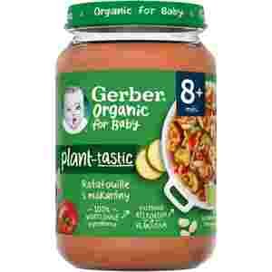 Gerber Organic 100 % rastlinný príkrm ratatouille s makarónmi 190 g