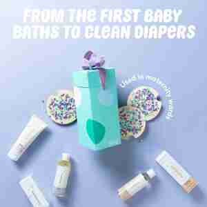 Naif Baby & Kids mliečny kúpeľový olej pre deti od narodenia 100 ml + upokojujúci olej pre deti 100 ml + krém na zapareniny pre deti od narodenia 75 ml