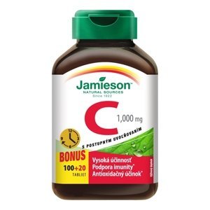 Jamieson Vitamín C 1000 mg s postupným uvoľňovaním 120 tabliet