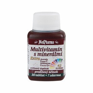 MedPharma Multivitamín s minerály + Extra C 37 tabliet