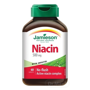 Jamieson Niacin 500 mg s inositolem 60 tabliet