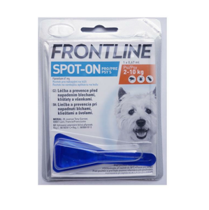 Frontline Spot-on dog S 2-10 kg 1 x 0,67 ml