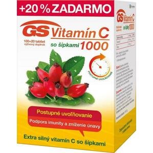 GS Vitamín C 1000 so šípkami 120 tabliet