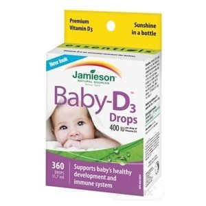 Jamieson Baby-D Vitamín D 400IU kvapky 11,7 ml