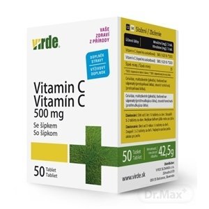 Virde Vitamín C 500 mg so šípkami 50 kapsúl
