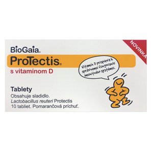 BioGaia Protectis s vitamínom D - Pomaranč