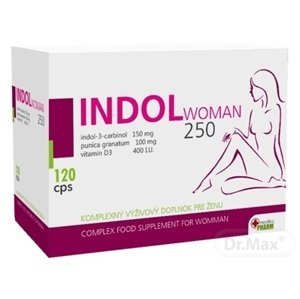 Indol Woman 250 pre ženy 120 kapsúl