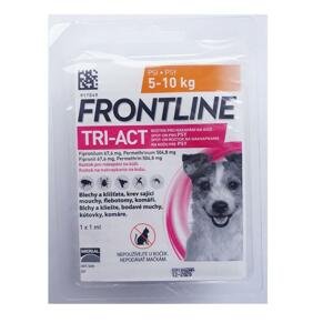 Frontline Tri-Act Spot-on dog S 5-10 kg 1 x 1 ml