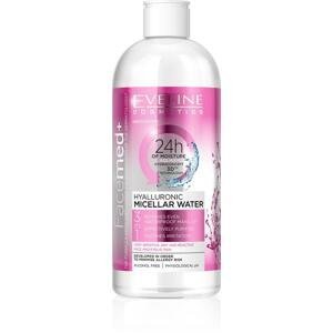 Eveline Cosmetics Face Med+ hyalurónová micelárna voda 3v1 (Alcohol Free) 400 ml