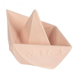 Oli&Carol Origami Boat Nude a hračka do vody v tvare loďky nude