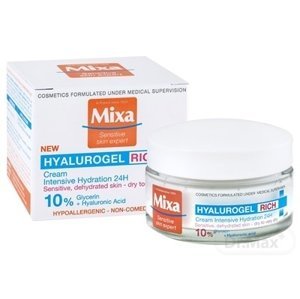 Mixa Hyalurogel Intensive Hydration intenzívny hydratačný krém 50 ml
