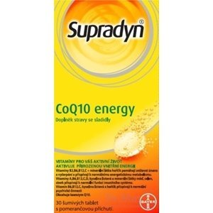 Supradyn CoQ10 Energy 30 šumivých tabliet