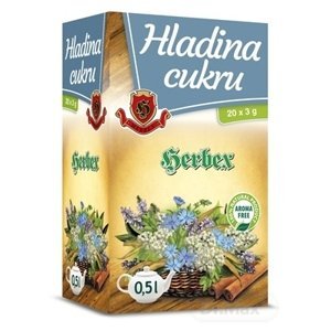 HERBEX HLADINA CUKRU bylinná zmes čaj 20 x 3 g