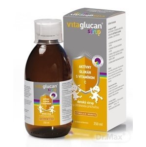 Vitaglucan SIRUP detský sirup s citrónovou príchuťou stimuluje imunitu inov. 2019 250 ml