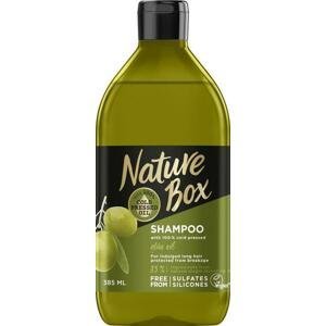 Nature Box Olive Oil šampón proti lámavosti vlasov 385 ml