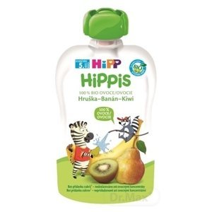 HiPP Bio 100% ovocia Hruška-Banán-Kiwi 100 g