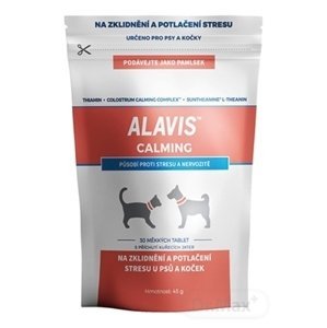 Alavis Calming žuvacie tablety pre psy a mačky 30 tbl 45 g