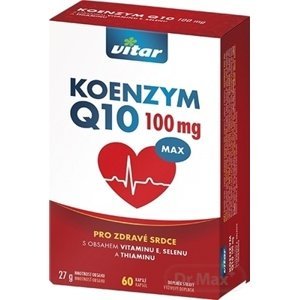 Revital Koenzym Q10 100 mg + Se + vit.E 60 kapsúl