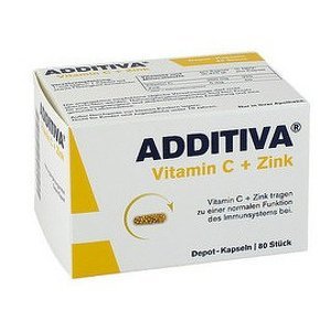 ADDITIVA VITAMIN C+ ZINOK 80TBL
