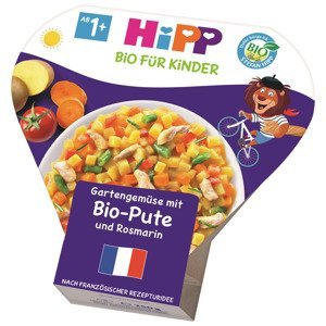HiPP Bio Zelenina zo záhradky s morčacím mäsom a rozmarínom. 250 g