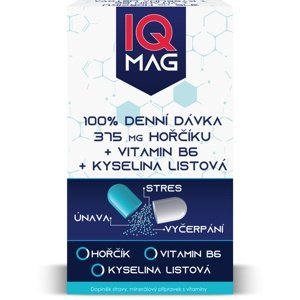 NaturProdukt IQ MAG Horčík 375 mg ranné a večerné 60 kapsúl