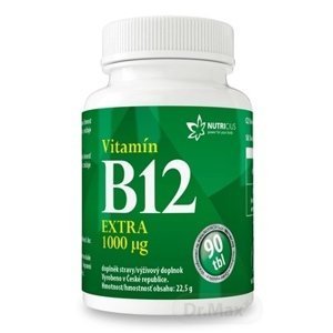 Nutricius Vitamín B12 Extra 1000 g 90 tabliet