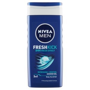 Nivea Men Fresh Kick sprchový gél 250 ml