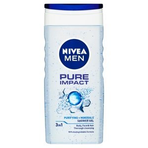 Nivea Men Pure Impact sprchový gél 250 ml