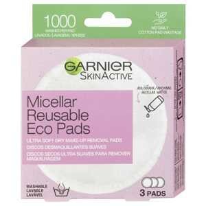 Garnier SkinActive Micellar Reusable Eco Pads pratelné odličovací tamponky 3 ks