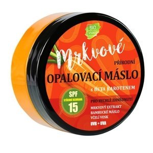 Vivaco Mrkvové opaľovacie maslo SPF15 s betakaroténom 150 ml