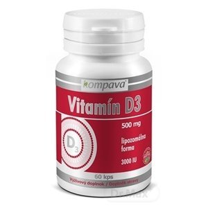 Kompava Vitamin D3 60 kapsúl