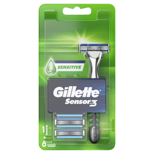 Gillette Sensor Strojček + 6 hlavíc