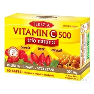 Terezia Vitamin C 500 mg TRIO NATUR 60 kapsúl