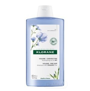 Klorane Lin šampón pre objem a tvar Shampoo with Flax Fiber 400 ml
