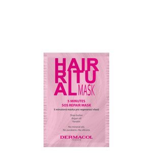 Dermacol Hair Ritual 5 minútová maska pre regeneráciu vlasov 15 ml