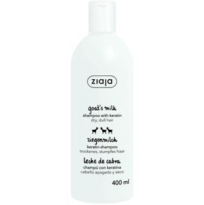 Ziaja Goat's Milk posilňujúci šampón pre suché a poškodené vlasy Shampoo with Keratin 400 ml